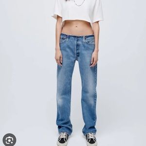 Re/done Levi’s raw waist